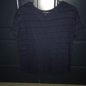 Navy Blue Banana Republic Top